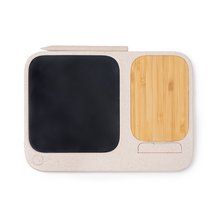 Cargador inalámbrico con pizarra digital Crudo