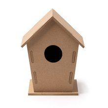 Casa para pájaros de MDF Crudo Talla Única Adulto