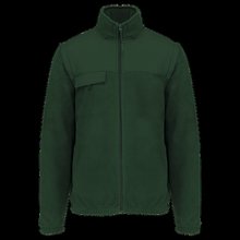 Cazadora de polar con mangas extraíbles Forest Green S