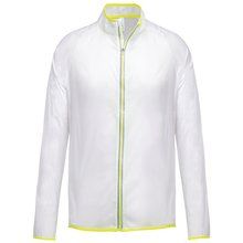 Cazadora ultraligera resistente al agua Transparent White Xs
