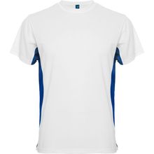 Camiseta técnica de manga corta transpirable Blanco/Royal S