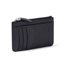Cartera tarjetero de piel Negro