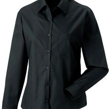 Camisa popelina mujer Black Xs