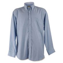 Camisa Azul Manga Larga con Bolsillo Az L