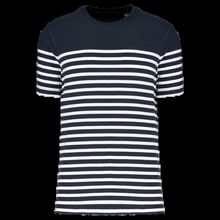 Camiseta marinera de algodón para hombre Navy / White Stripes S