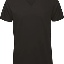 Camiseta Orgánica Cuello de Pico Hombre Black S