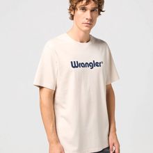 Camiseta algodón con logo Wrangler Beige Xs