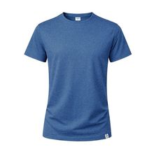Camiseta Niño Algodón RPET Sostenible Azul 4-5