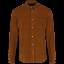 Camisa de pana hombre Washed Brandy S