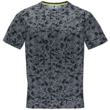 Camiseta Técnica Estampada Pixel Negro S