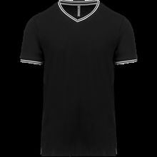 Camiseta de punto piqué de hombre Black / Light Grey / White S