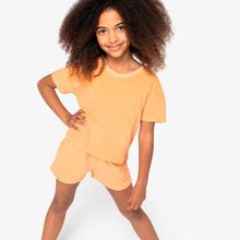 Camiseta infantil vegan Tejido de rizo Apricot 4/6 Ans
