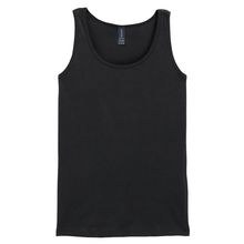 Camiseta sin mangas mujer algodón Black S