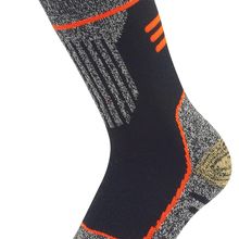 Calcetines de mujer para calzado de seguridad Grey / Green / Grey / Orange 35/38 Eu