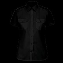 Camisa piloto manga corta mujer Black S