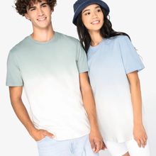 Camiseta Dip Dye unisex Dip Dye Aquamarine Xxs