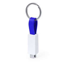 Cable cargador llavero USB Tipo C Azul