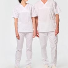 Casaca pijama unisex White Xs
