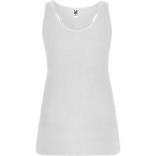 Camiseta Sin Mangas Entallada Espalda Nadadora Blanco S