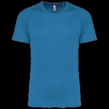 Camiseta deporte reciclada para hombre Aqua Blue Xs