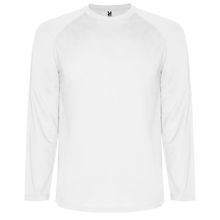 Camiseta técnica manga larga ranglán Blanco S