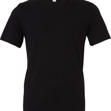 Camiseta cuello redondo unisex Black S