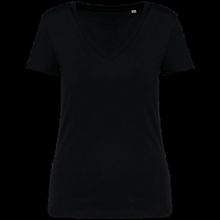 Camiseta algodón orgánico mujer Black Xs