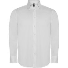 Camisa Hombre Manga Larga Tejido Stretch Blanco S
