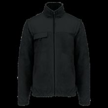 Cazadora de polar con mangas extraíbles Black S