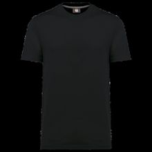 Camiseta algodón orgánico cuello redondo Black Xxs