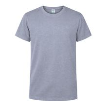 Camiseta Unisex Efecto Jeans Gri Xs