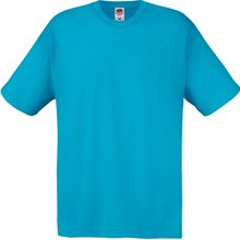 Camiseta niños algodón cuello redondo Azur Blue 3/4 Ans