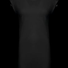 Camiseta vestido mujer algodón Black S/M