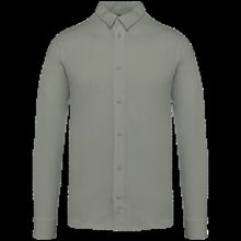 Camisa punto jersey algodón Almond Green S
