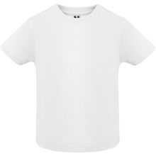 Camiseta de bebé manga corta Blanco 6 Meses
