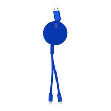 Cable Cargador Aluminio Reciclado Azul