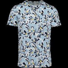 Camiseta diseño tropical hombre Ivory Floral Blue Xs
