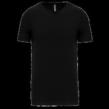 Camiseta cuello de pico Color jaspeado Black S