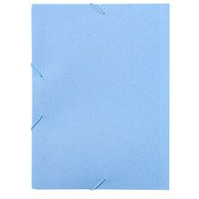 Carpeta para folios de caña de trigo Azul