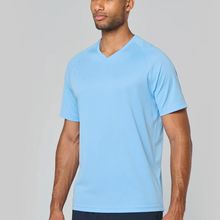 Camiseta de deporte secado rápido Aqua Blue Xs