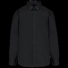 Camisa no-plancha manga larga Black S