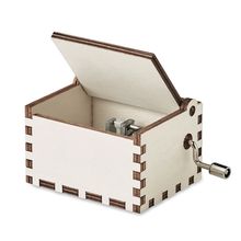 Caja de Música Navideña Madera