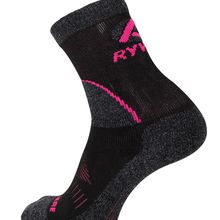 Calcetines de senderismo Black / Pink 35/37 EU