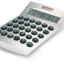 Calculadora Solar 12 Dígitos Plata Mate