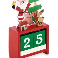 Calendario navideño de madera Surtido