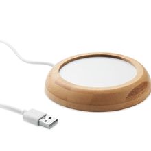 Calentador de taza con USB Madera