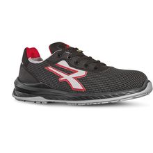 Calzado de Seguridad Resistente y Antideslizante Black / Grey / Red 36 Eu