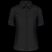 Camisa de mujer sin arrugas Black Xs