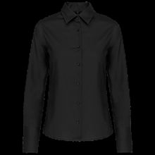 Camisa no-plancha para mujer Black Xs