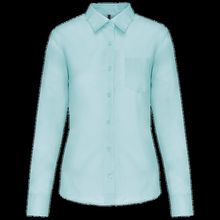 Camisa popelina polialgodón mujer Ice Mint Xs
